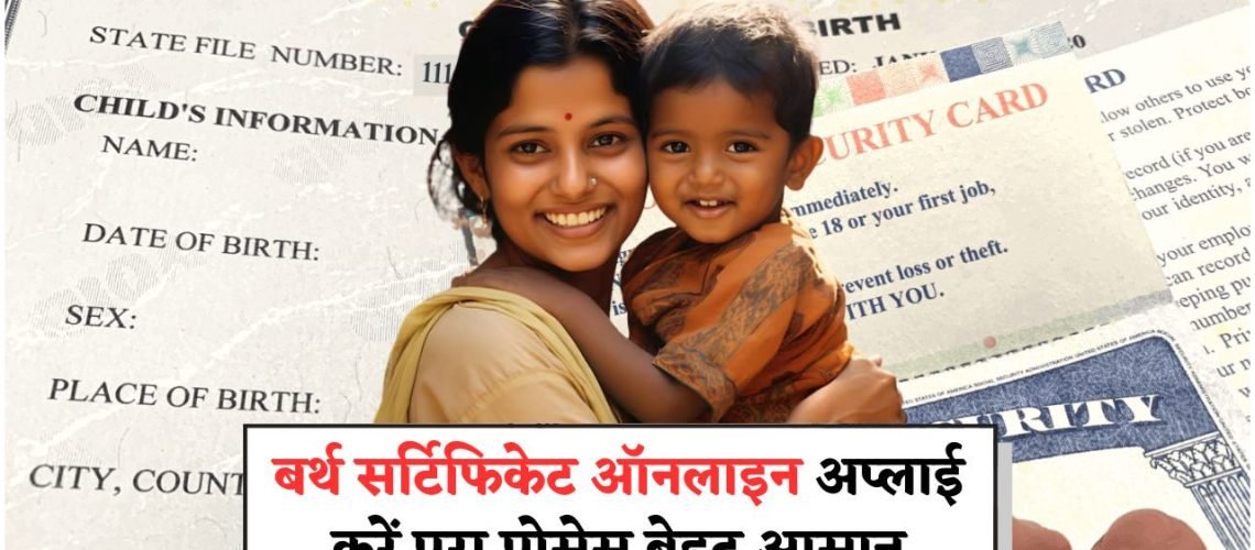 बिना सरकारी दफ्तर जाए पाएं जन्म प्रमाण पत्र, ऑनलाइन फॉर्म भरकर प्रक्रिया शुरू करें!